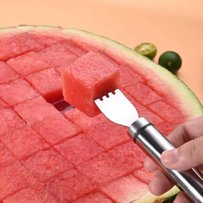 Stainless Steel Windmill Watermelon Cutter Salad Artifact Fruit Slicer Cutter Tool Watermelon Digger Kitchen Accessories