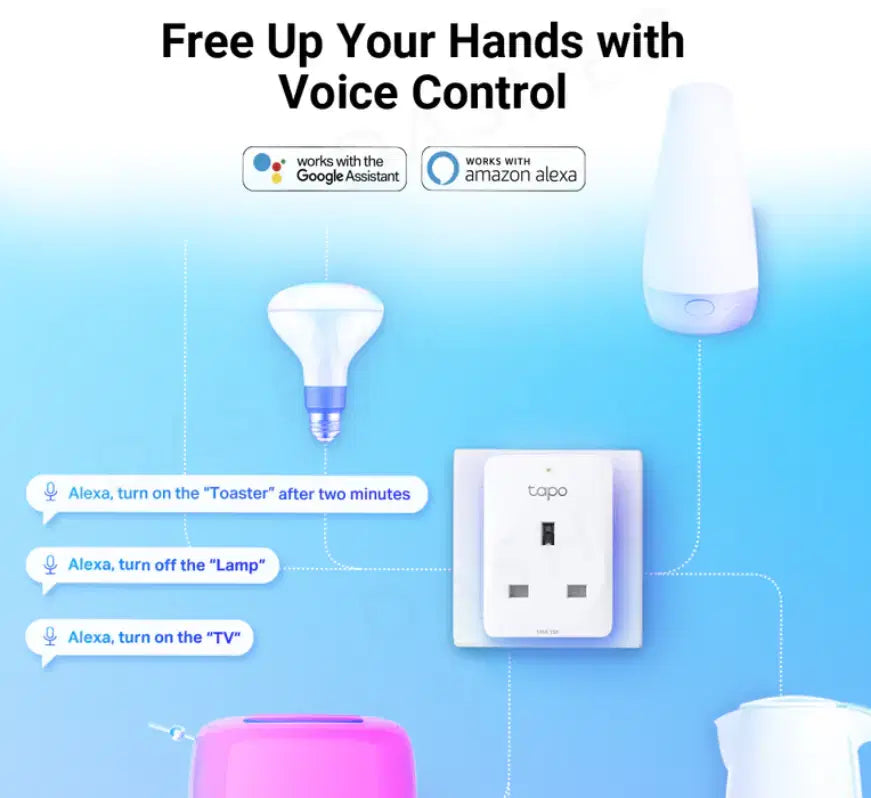 “Smart plug features – remote control, schedules, timer and safety”