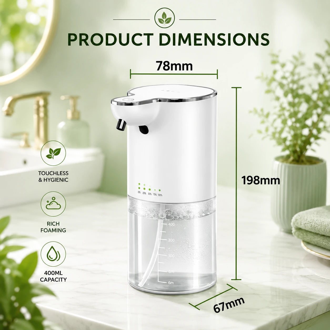 Touchless Foaming Soap Dispenser