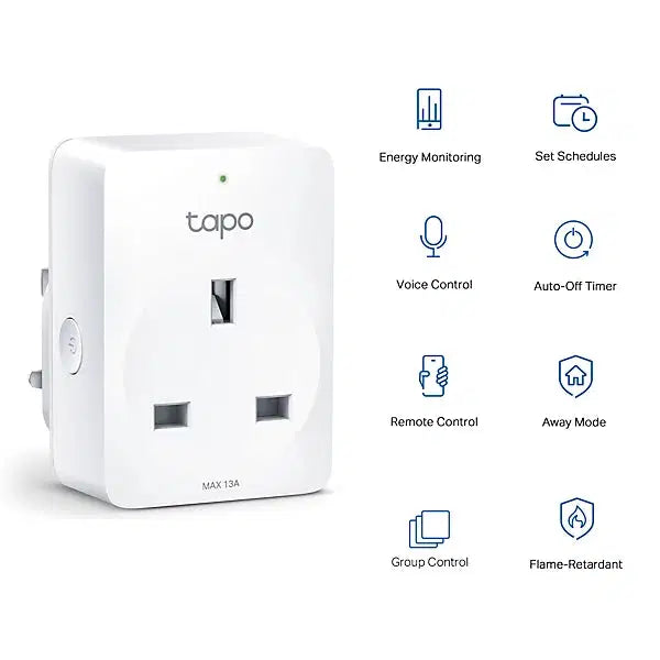 Smart Wi-Fi Plug Type G (UK 3-pin) – works in UAE sockets”